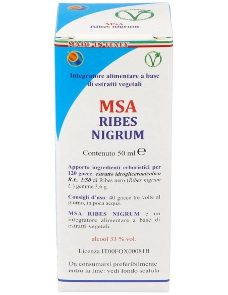 Msa Ribes Nigrum Yemas Grosellero Negro 50Ml. de Herboplanet