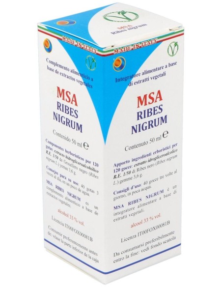 Msa Ribes Nigrum Yemas Grosellero Negro 50Ml. de Herboplanet