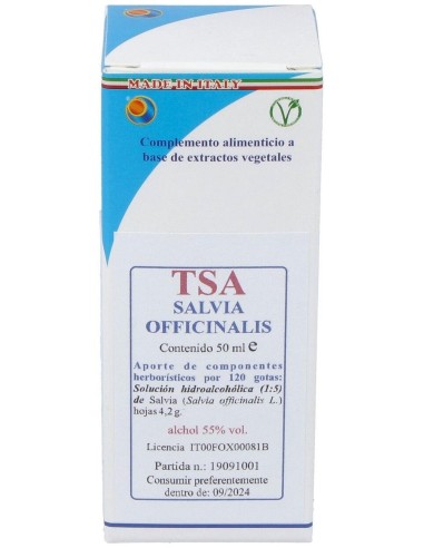 Tsa Salvia Officinalis Hojas 50Ml. de Herboplanet