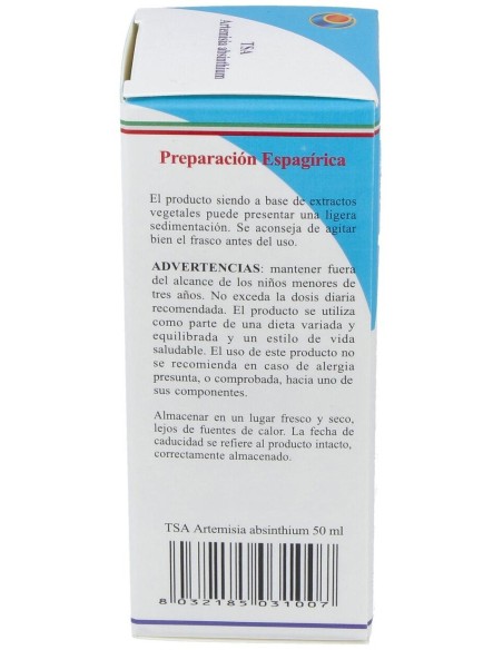 Tsa Artemisa Absinthium Sumidades Floridas 50Ml. de Herboplanet