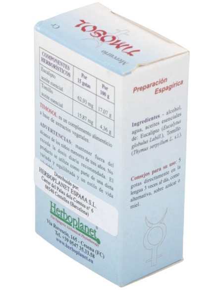 Timosol Gotas 10Ml. de Herboplanet