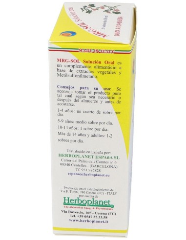 Mrg-Sol Solución Oral 200 Ml Sobres de Herboplanet
