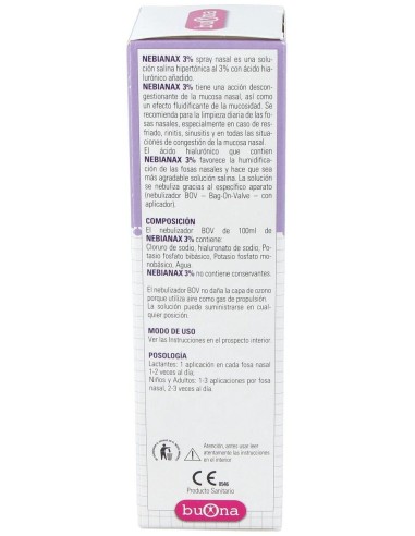Nebianax 3% Spray Nasal 100Ml. de Buona