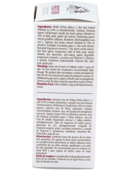 Prostvin Compost Hiperplasia Próstata 60Comp de Erbenobili