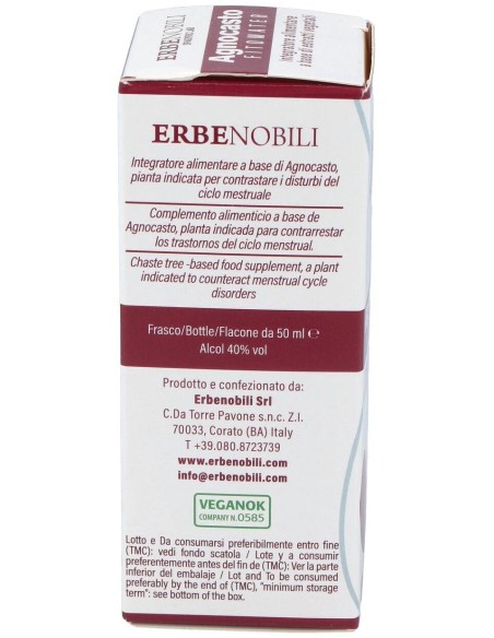 Agnocasto - Sauzgatillo Extracto Fitomater 50Ml de Erbenobili