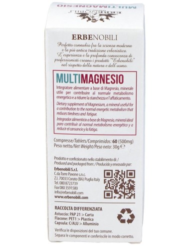 Multimagnesio Compost Magnesio 60Comp de Erbenobili