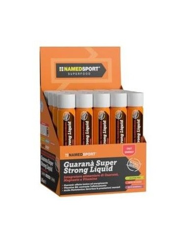 Guarana Super Strong 20Viales. de Named Sport