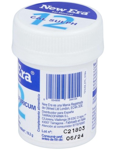 Sal Schussler Nº12 Calcium Sulfuricum 240Comp. de New Era