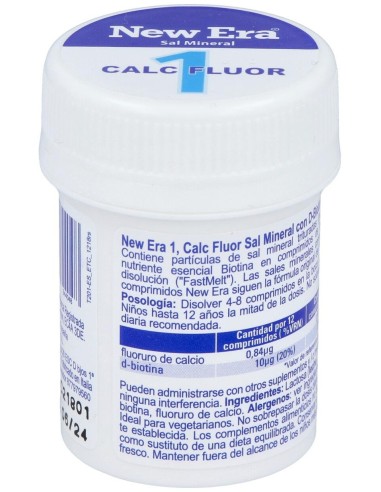 Sal Schussler Nº1 Calcium Fluoratum 240Comp. de New Era