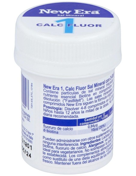 Sal Schussler Nº1 Calcium Fluoratum 240Comp. de New Era