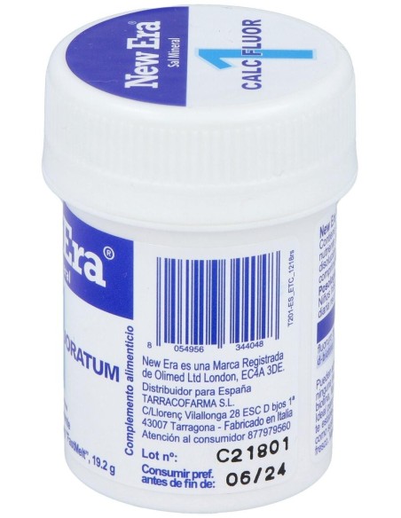 Sal Schussler Nº1 Calcium Fluoratum 240Comp. de New Era