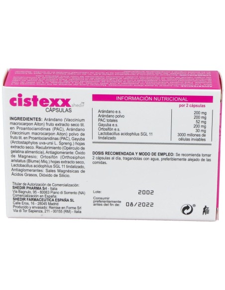 Cistexx 14Cap. de Shedir