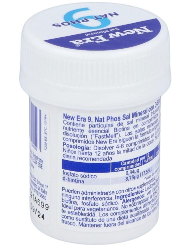 Sal Schussler Nº9 Natrium Phosphoricum 240Comp. de New Era