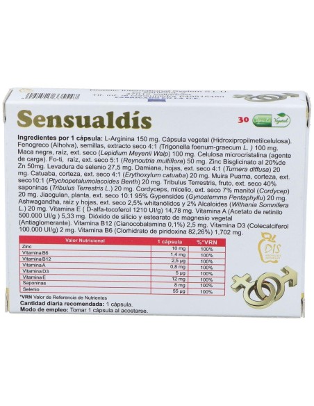 Sensualdis 30Cap. de Dis