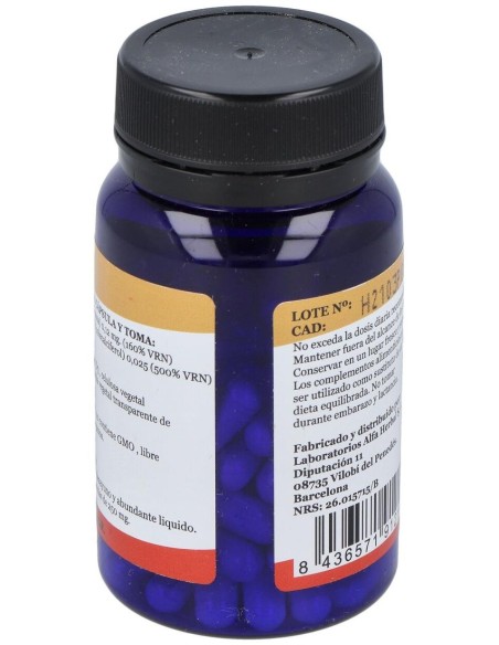 K2+D3 Plus 60Vcap. Vegan de Alfa Herbal