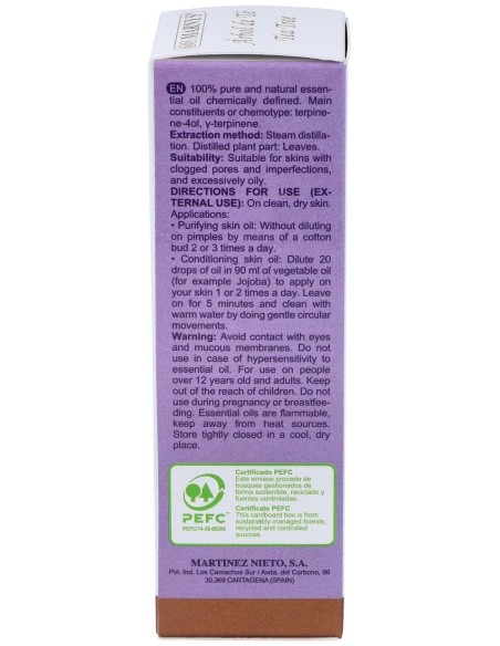 Aceite De Arbol Del Te 50Ml. de Marnys