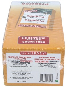 Caramelos Propoleo Sin Azucar Expositor 20Ud de Marnys 2