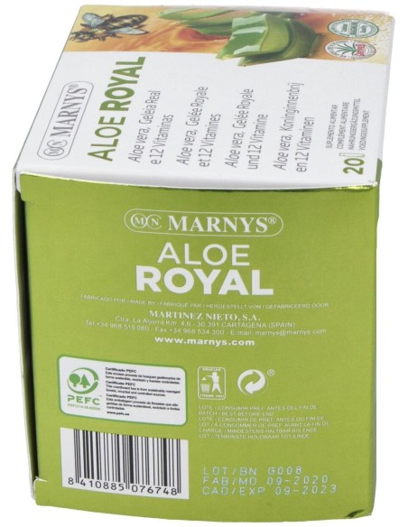 Aloe Royal 20Viales de Marnys