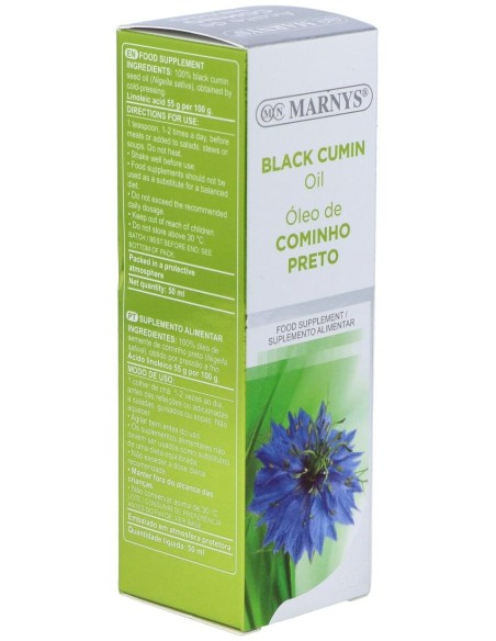 Aceite De Comino Negro   Botella - 50 Ml Marnys
