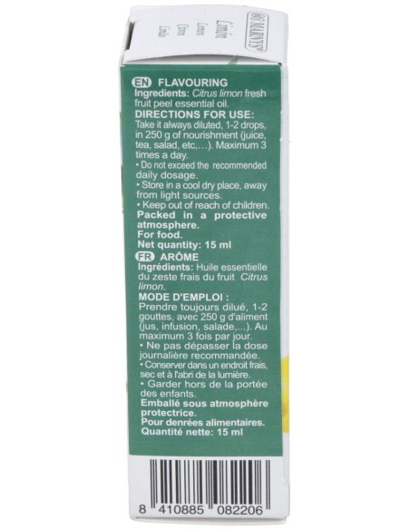 Limon Aceite Esencial Alimentario 15Ml. de Marnys