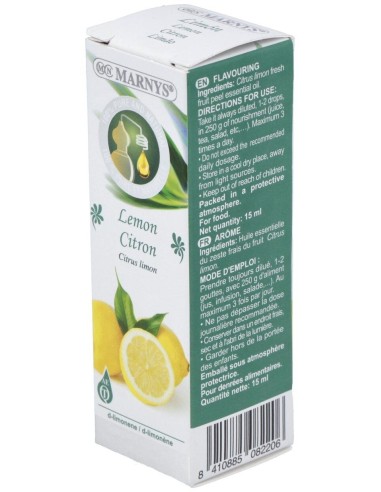 Limon Aceite Esencial Alimentario 15Ml. de Marnys
