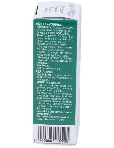 Romero Aceite Esencial Alimentario 15Ml. de Marnys