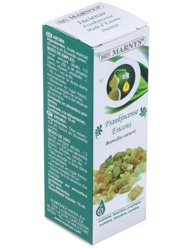 Incienso Aceite Esencial Alimentario 15Ml. de Marnys
