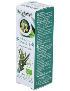 Tea Tree Aceite Esencial Alimentario 15Ml. Bio de Marnys 2