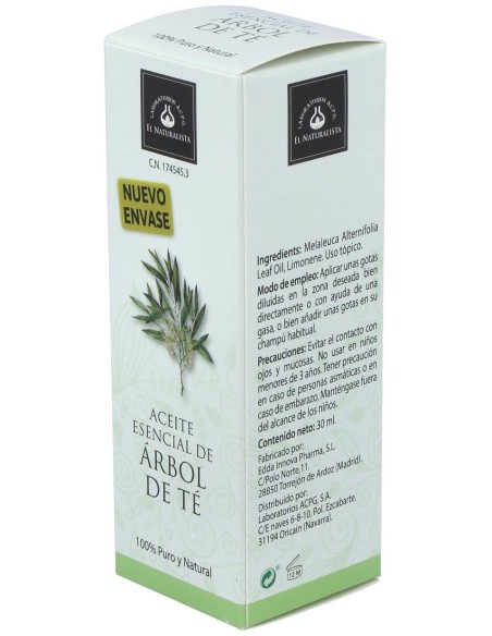 Aceite Arbol Del Te 30Ml. de El Naturalista