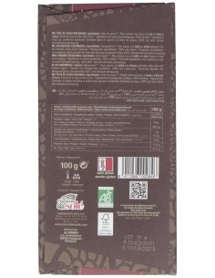 Chocolate Negro 100%  80Gr. Eco Sg de Chocolates Sole 2