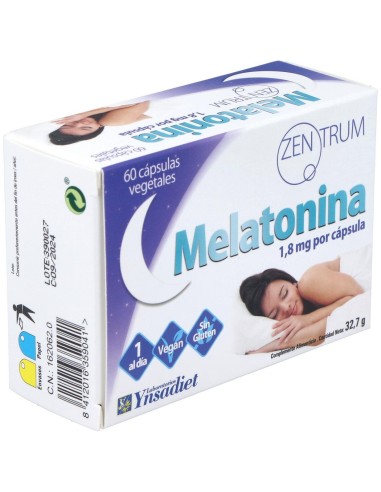 Melatonina 60 Caps. V de Ynsadiet
