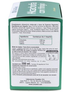 Alcachofa + Hinojo  0% Azucar 20 Amp de Ynsadiet 2