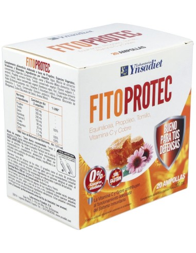 Fitoprotec + Echinacea. 0% Azúcar 20 Amp de Ynsadiet