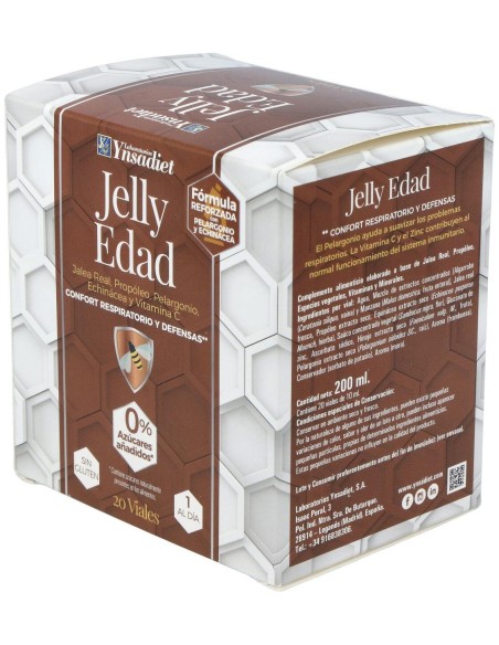 Jelly Edad 0% Azucar 20 Viales de Ynsadiet