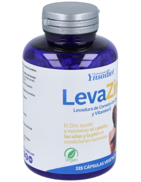 Levazinc (Levadura De Cerveza Viva) 350Mg. 225Cap. de Ynsadi