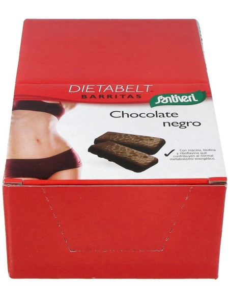 Dietabelt Barritas Chocolate Negro Caja 16Ud. de Santiveri