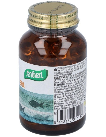 Aceite De Higado De Bacalao 120Perlas de Santiveri