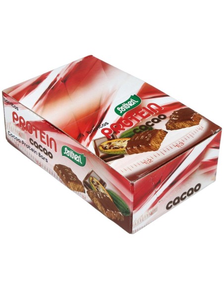 Barritas Protein Cacao Caja 16Ud. de Santiveri