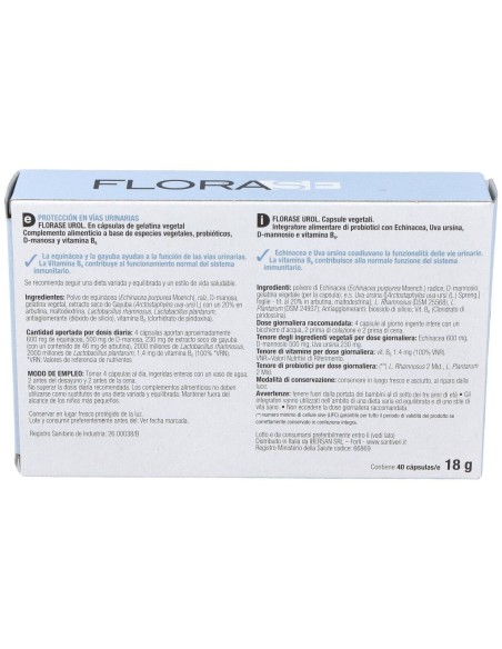 Florase Urol 40Cap. de Santiveri