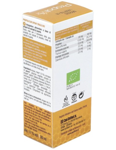 Propolflor Spray 30Ml. Bio de Santiveri