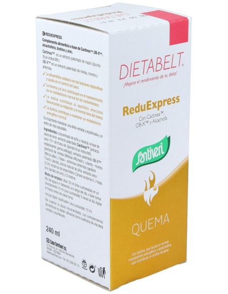 Dietabelt Quema Reduexpress 240Ml. de Santiveri