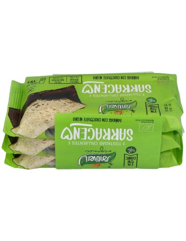 Tostadas Trigo Sarraceno Choco Negro 6Ud. de Santiveri