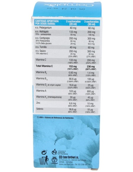 Complex Total Jarabe 200Ml. de Santiveri