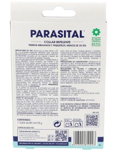 Parasital Collar Antiparasitario Perros Peq/Med de Zotal Vet 2
