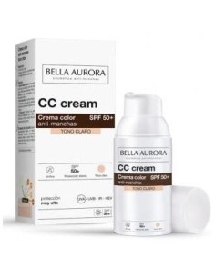 Cc Cream Spf 50+ Tono Claro 30Ml. de Bella Aurora 2
