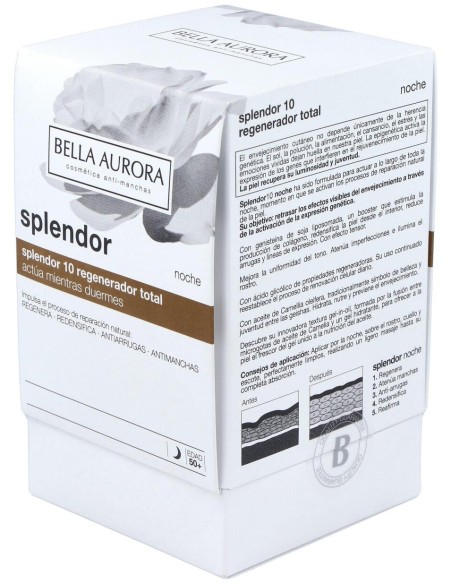 Splendor 10 Noche Crema 50Ml. de Bella Aurora