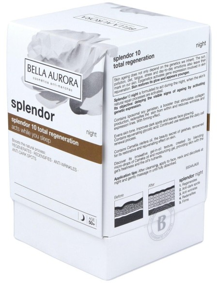 Splendor 10 Noche Crema 50Ml. de Bella Aurora