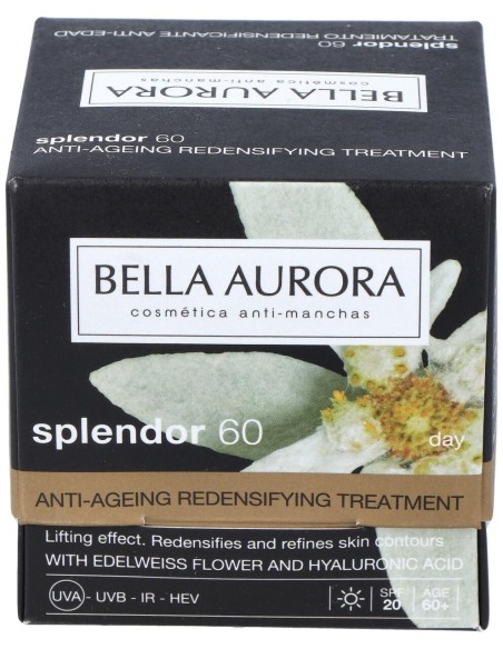Splendor +60 Dia Crema Redensificante 50Ml. de Bella Aurora