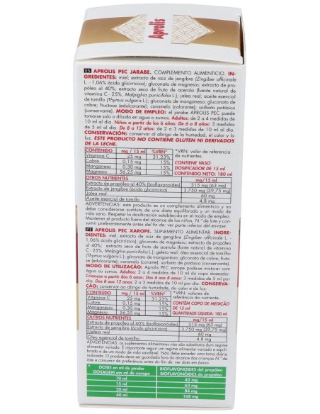 Aprolis Jarabe Pec 180 Ml de Intersa