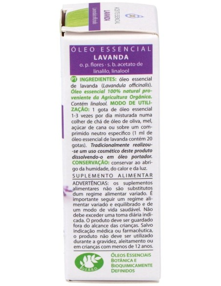 Lavanda Aceite Esencial 10Ml. Bio de Esential Aroms